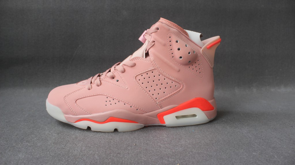 Latest Jordan 6 Retro Light Pink White Shoes - Click Image to Close